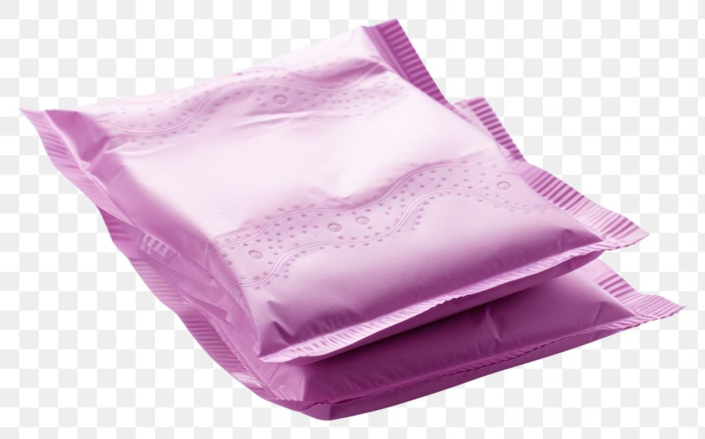 PNG Sanitary pads white background crumpled currency. 