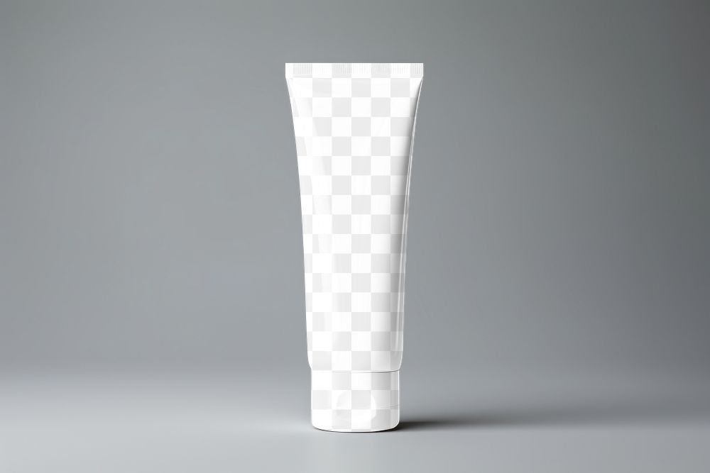 Skincare tube  png mockup, transparent design