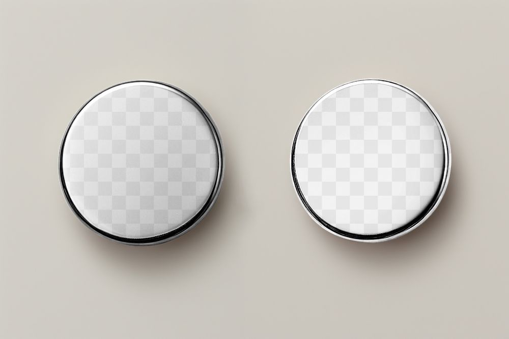 Circle shape earrings png mockup, transparent design