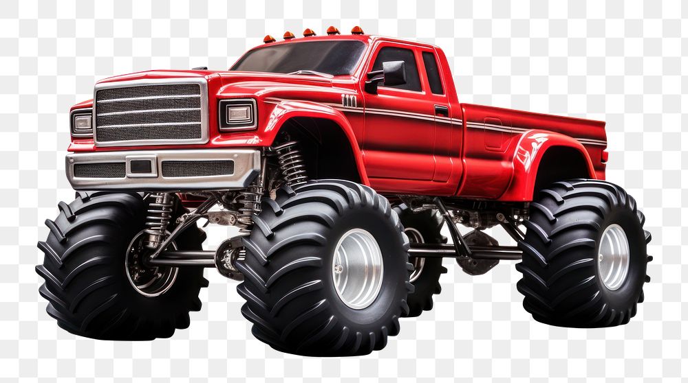 PNG red monster truck