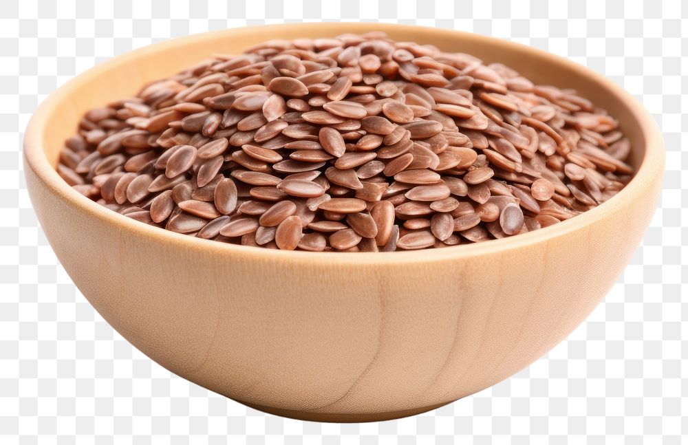 PNG  Flax seeds coffee food bowl. AI generated Image by rawpixel.