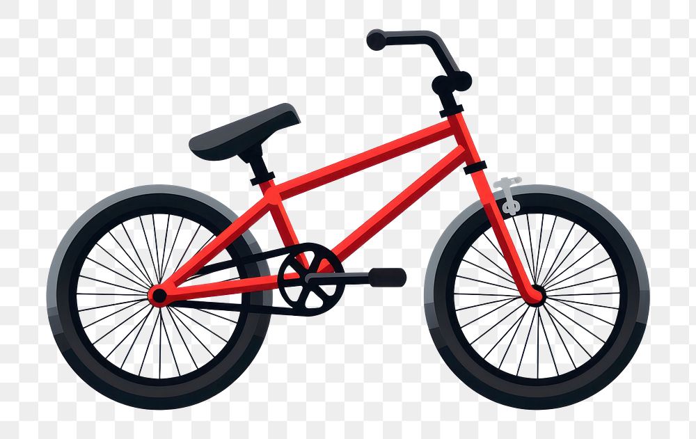PNG BMX bike bicycle vehicle wheel. AI generated Image by rawpixel.