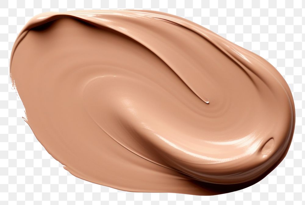 PNG Foundation makeup product white background cosmetics chocolate. 