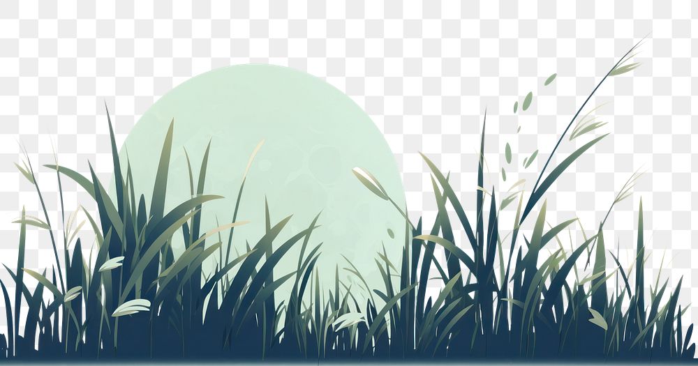 PNG A night Grass grass outdoors nature. AI generated Image by rawpixel.