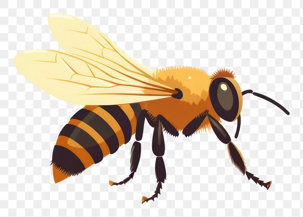 PNG Bee bee wildlife animal. AI generated Image by rawpixel.