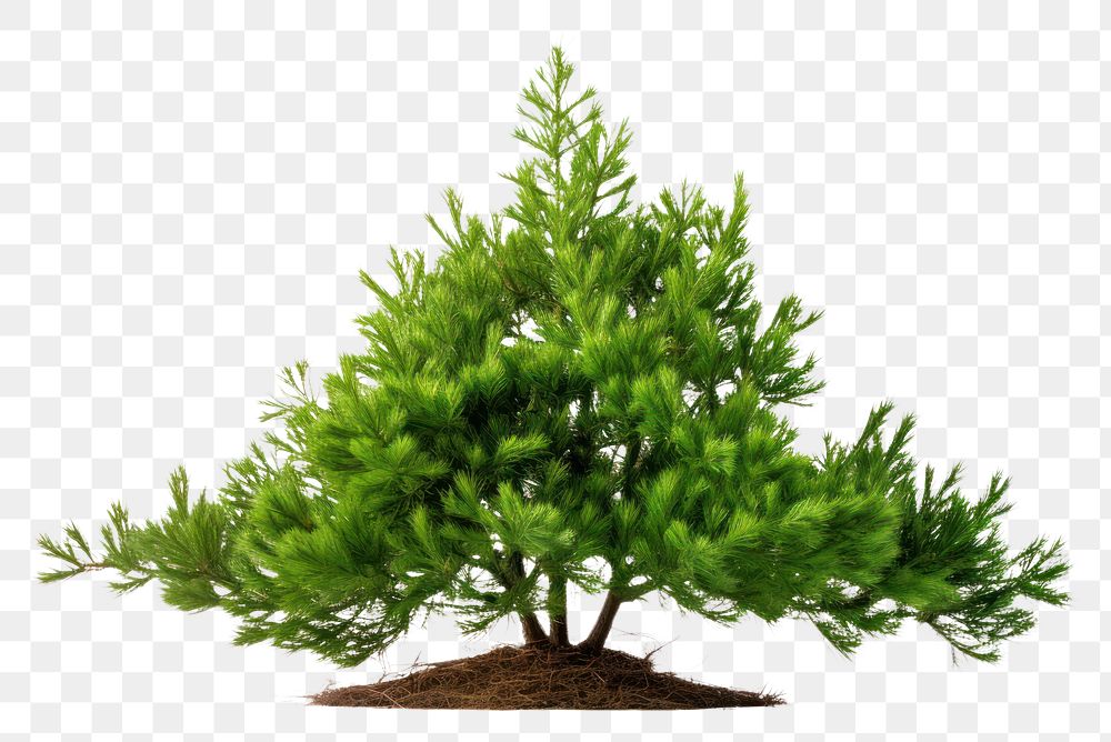 PNG Conifer plant green tree. AI generated Image by rawpixel.