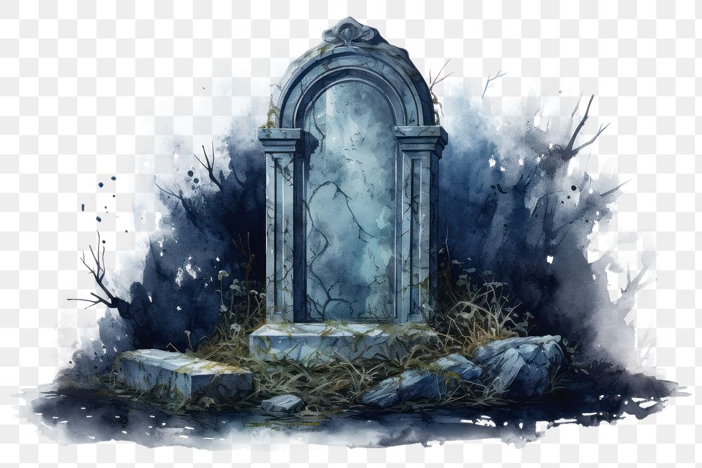 PNG Tombstone outdoors grave spirituality. AI generated Image by rawpixel.