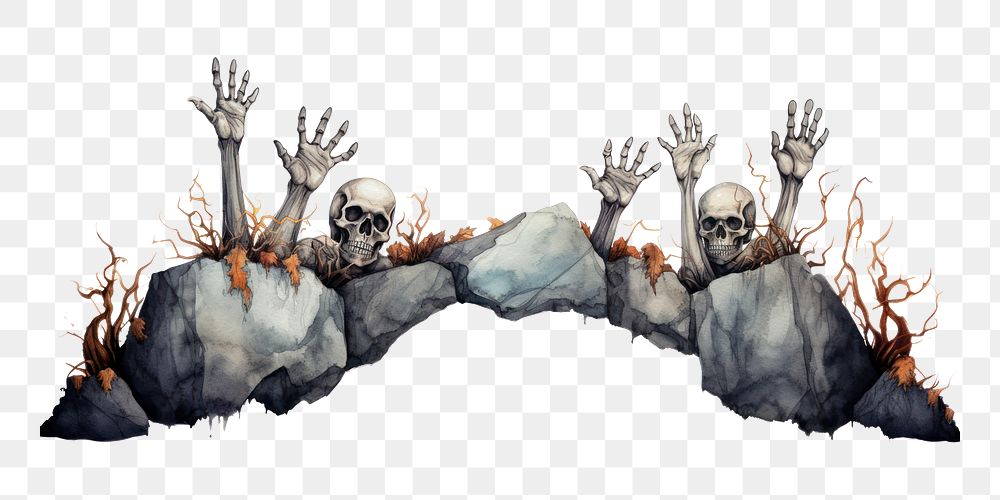 PNG Halloween stone sketch adult illustrated. AI generated Image by rawpixel.