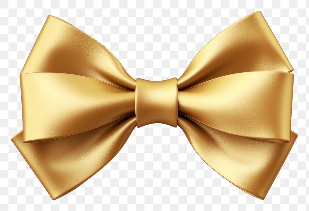 PNG Golden bow gold white background celebration. 