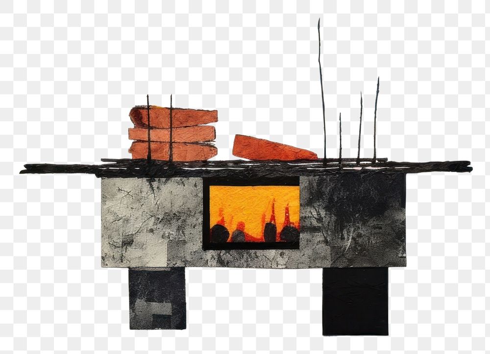 PNG Barbecue art architecture creativity. AI generated Image by rawpixel.