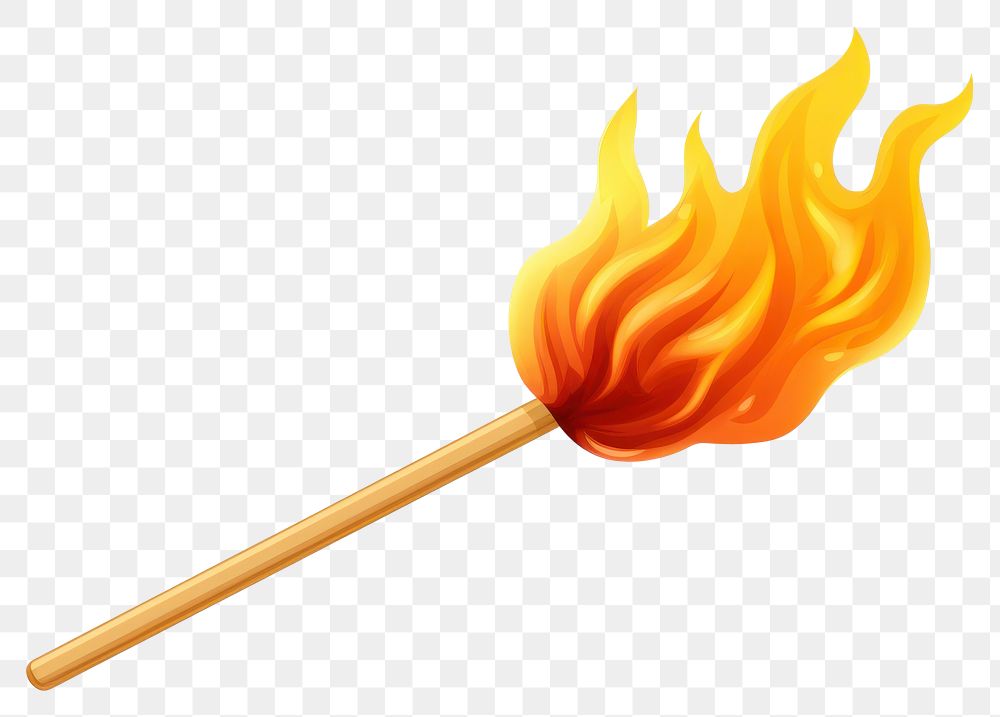 PNG Fire match white background igniting. AI generated Image by rawpixel.