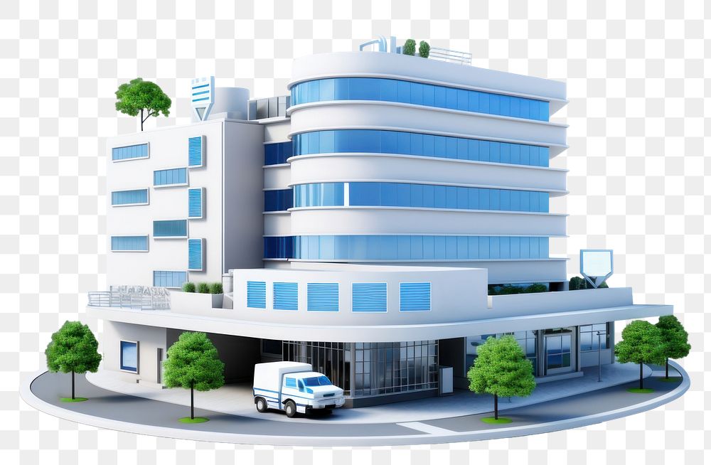 PNG HEALTHCARE PLATFORM SERVICES architecture building vehicle. AI generated Image by rawpixel.