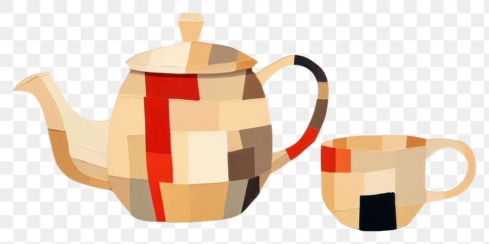 PNG Cup teapot mug refreshment. 