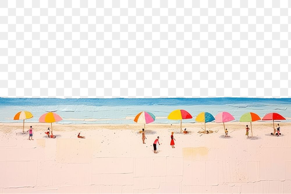 PNG Beach outdoors horizon summer. AI generated Image by rawpixel.