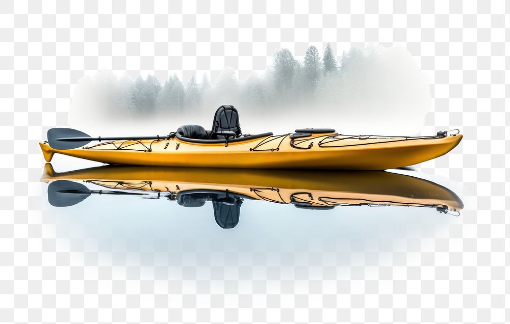 PNG Kayak recreation kayaking vehicle. AI generated Image by rawpixel.