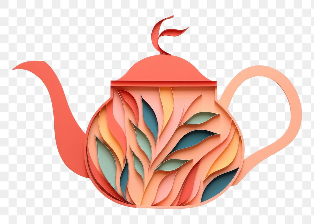 PNG Tea teapot craft art. 