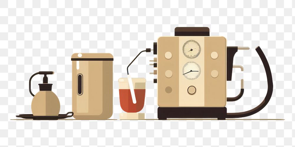 PNG Healthcare coffeemaker refreshment technology. AI generated Image by rawpixel.