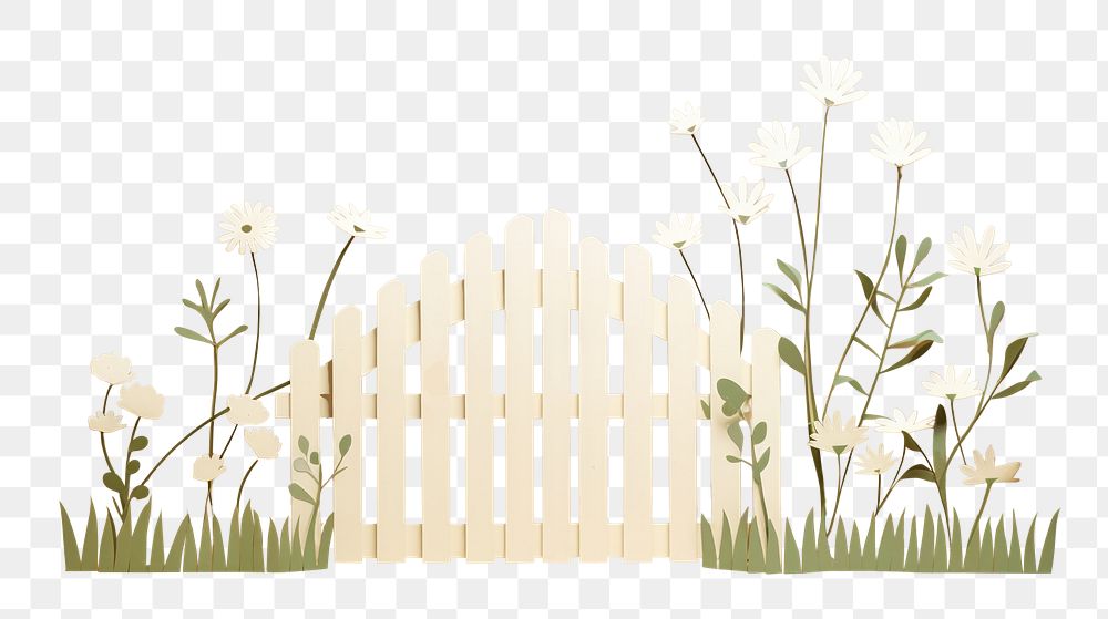 PNG Garden outdoors nature fence. AI generated Image by rawpixel.