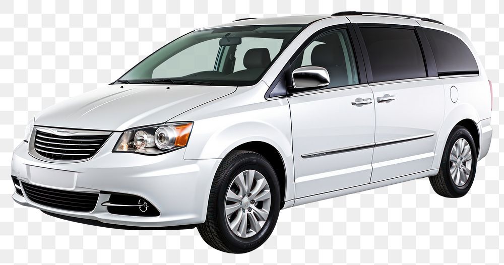 PNG Minivan vehicle car white background. AI generated Image by rawpixel.