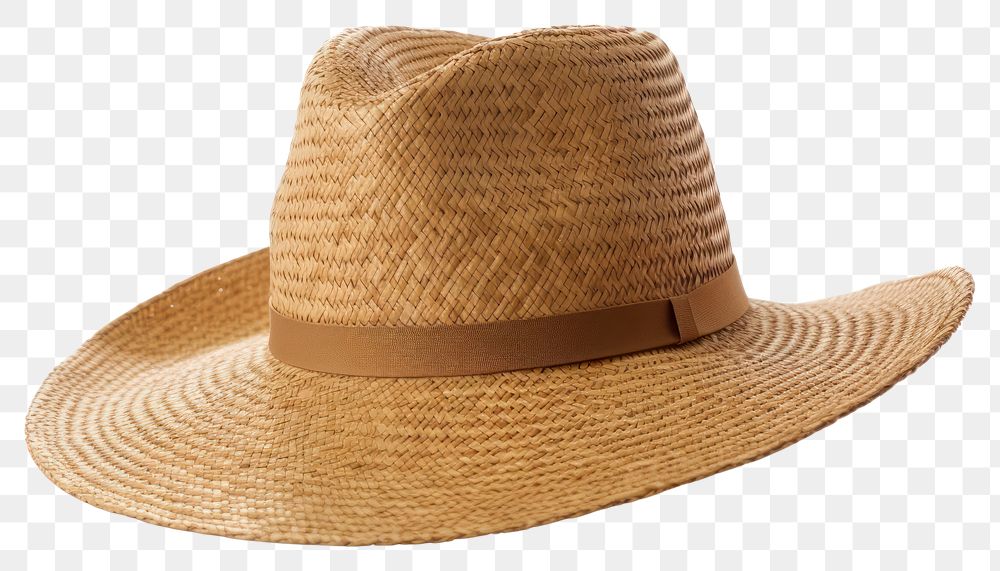 PNG Hat white background straw hat headwear. 