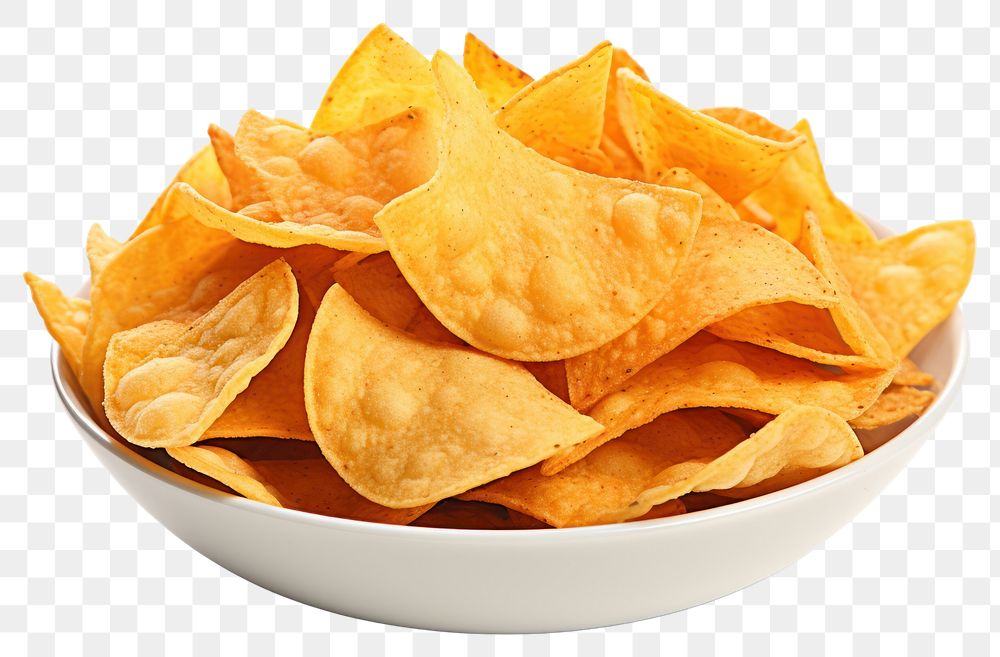 PNG Nachos snack food bowl. AI generated Image by rawpixel.