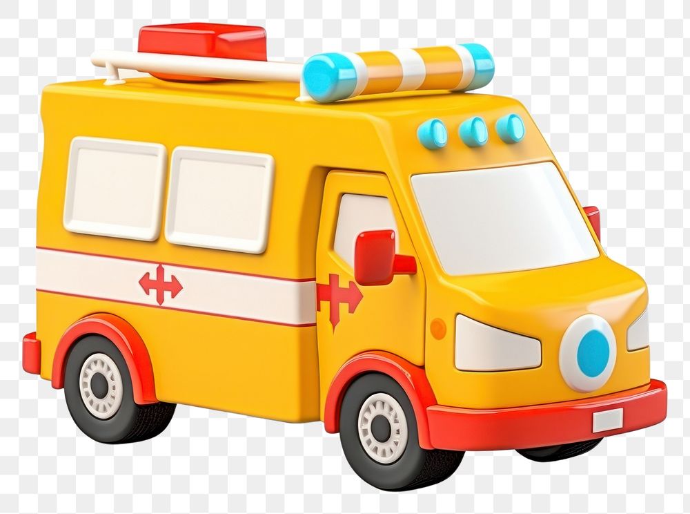 PNG Ambulance vehicle van bus. AI generated Image by rawpixel.