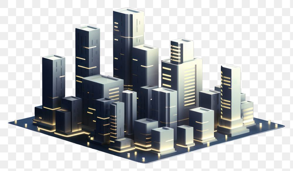 PNG Buildings architecture skyscraper city. AI generated Image by rawpixel.