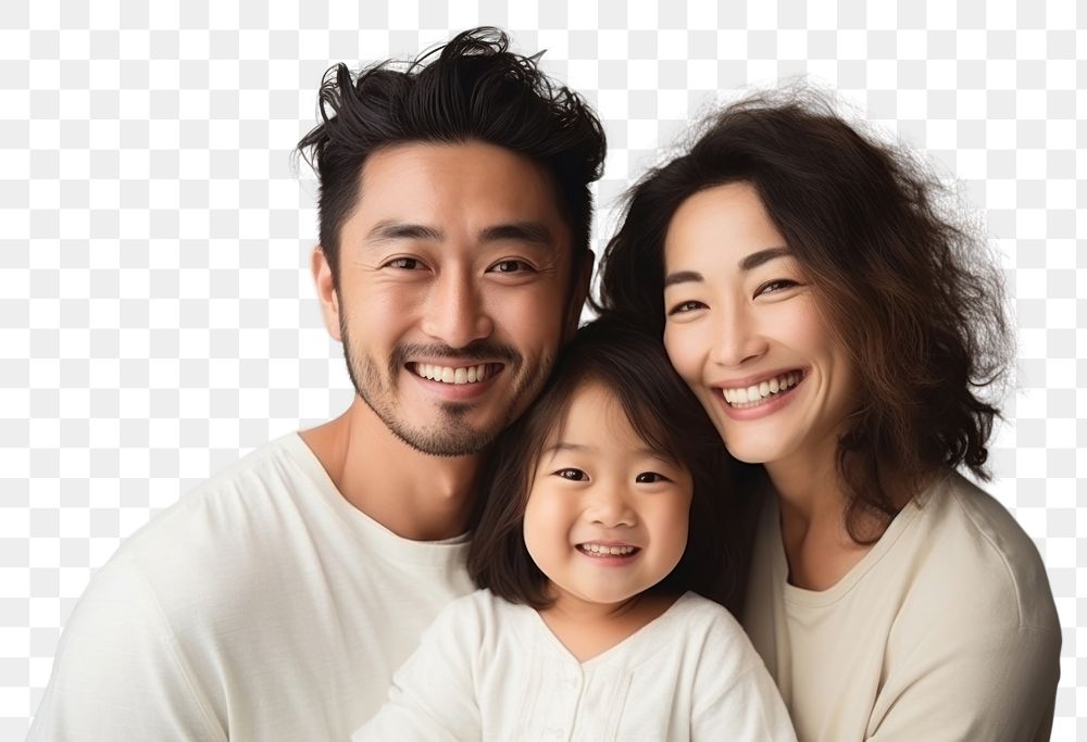PNG Family mixed race adult smile. AI generated Image by rawpixel.
