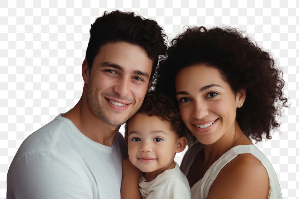 PNG Mixed race family portrait adult photo. AI generated Image by rawpixel.