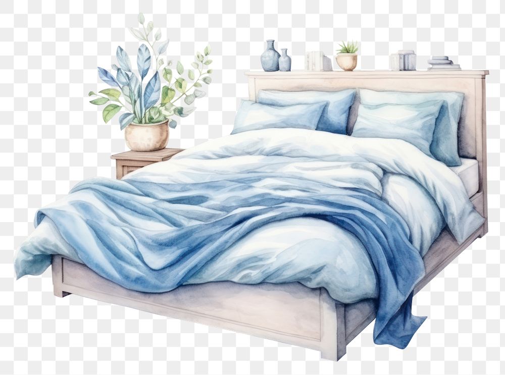 PNG Bedroom furniture blanket  