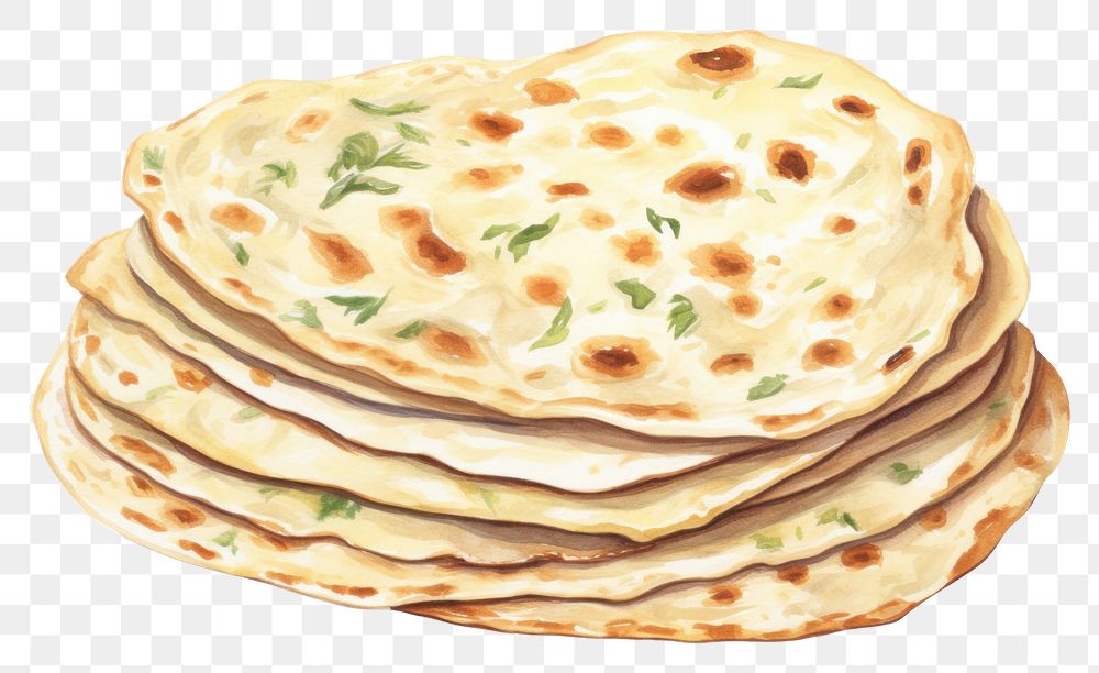 PNG Food tortilla bread flatbread. AI generated Image by rawpixel.