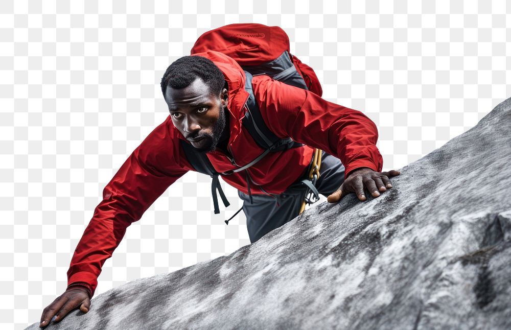 PNG Climbing recreation adventure mountain. AI generated Image by rawpixel.