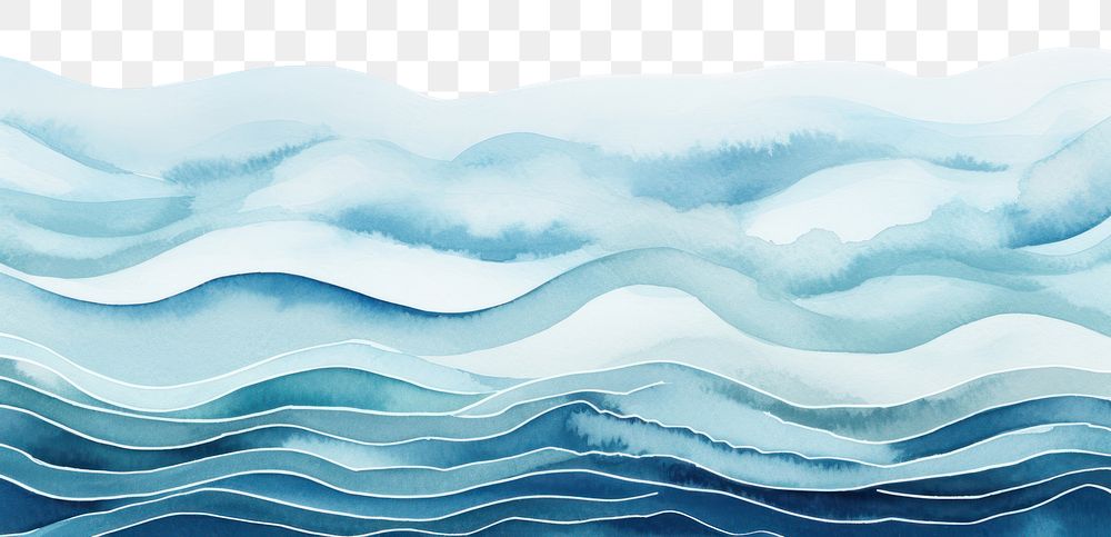 PNG Blue waves backgrounds nature water