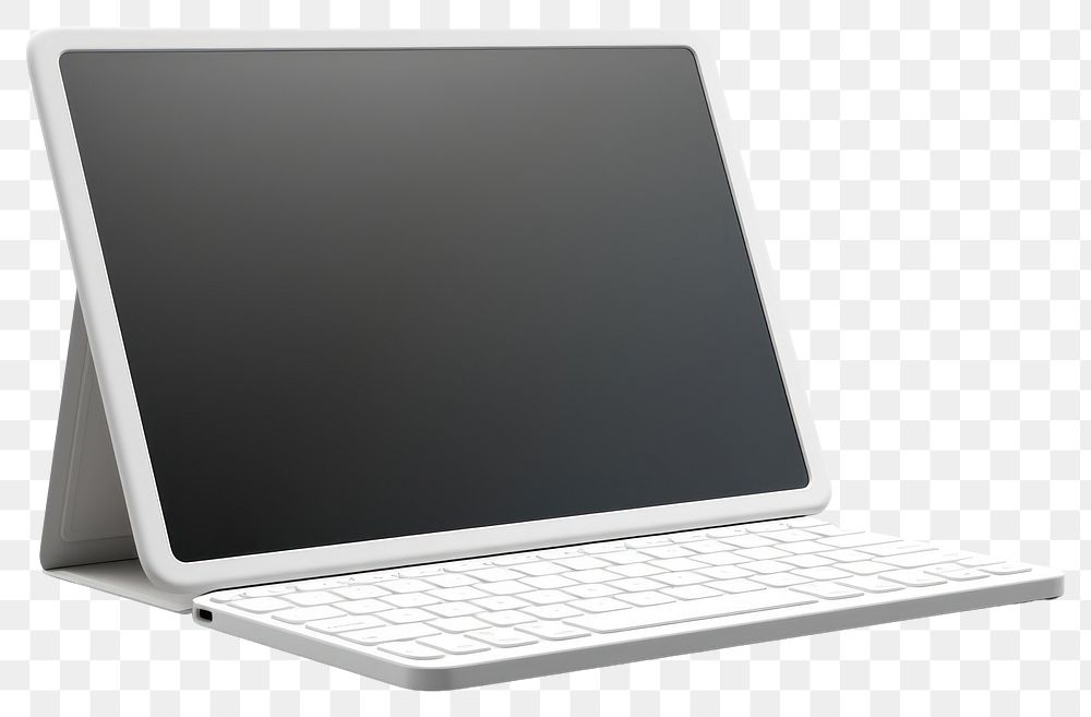 PNG  Tablet mockup computer keyboard laptop. AI generated Image by rawpixel.