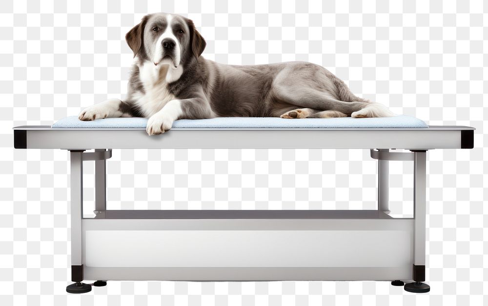 PNG Veterinary Treatment Table mammal animal hound. AI generated Image by rawpixel.