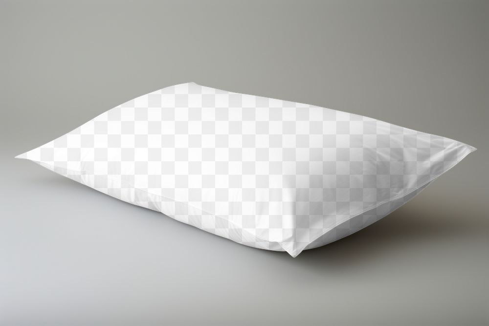 Pillow case png mockup, transparent design