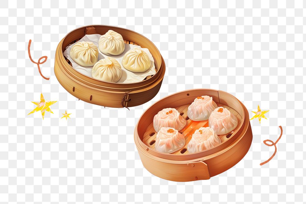 Chinese xiaolongbao png digital art | Free PNG - rawpixel