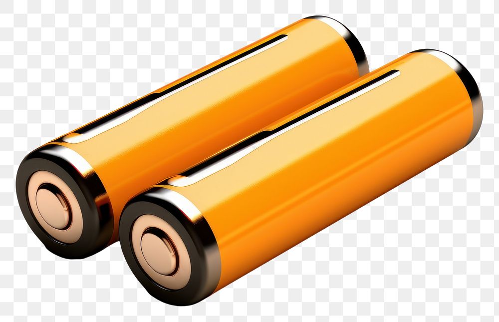 PNG Alkaline batteries white background technology ammunition. AI generated Image by rawpixel.