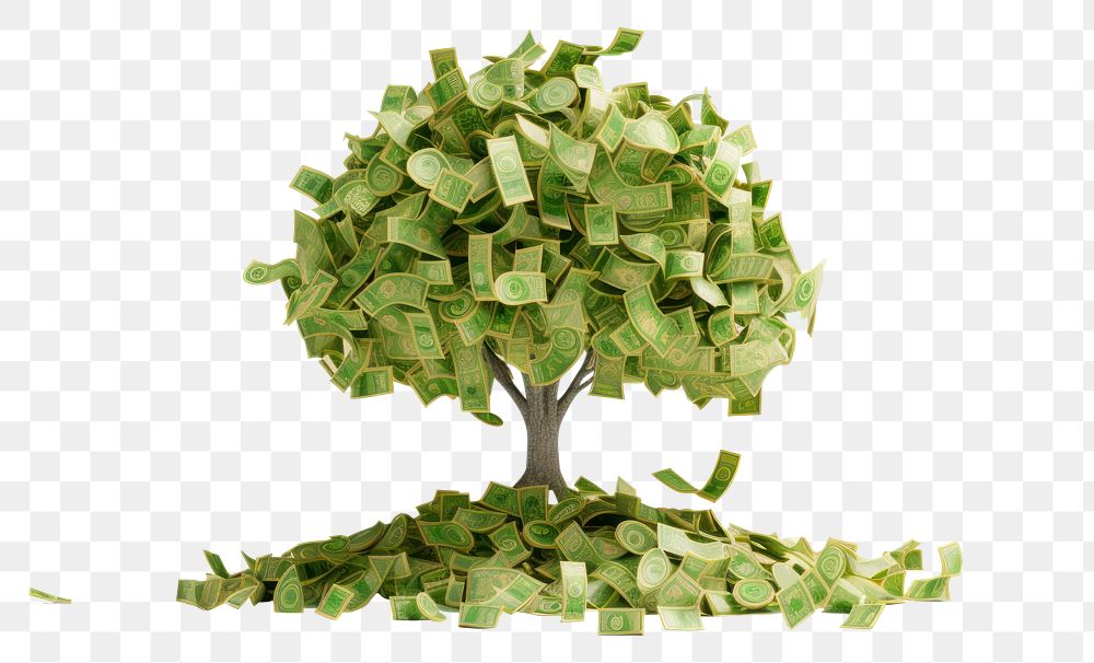 PNG Money plant leaf tree. 