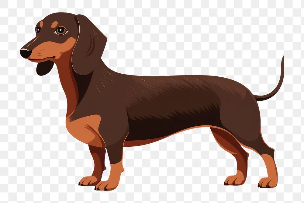 PNG Dachshound pet animal mammal. AI generated Image by rawpixel.