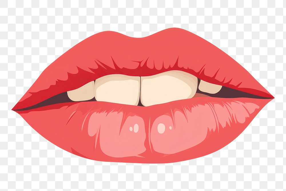 PNG Lipstick kiss cosmetics portrait fashion. AI generated Image by rawpixel.