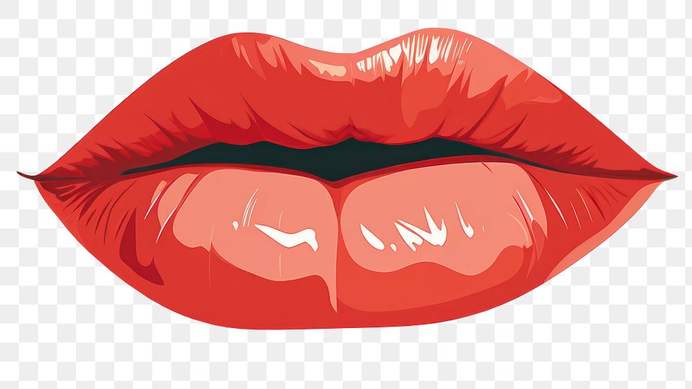 PNG Lipstick kiss cosmetics fashion cartoon. AI generated Image by rawpixel.