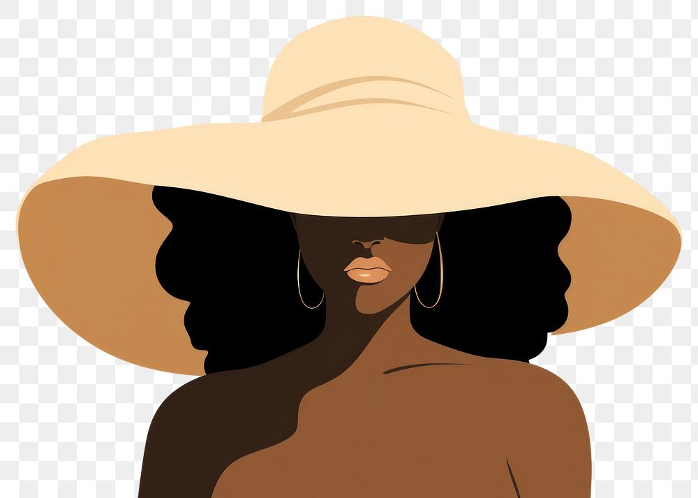 PNG  Black Chubby woman adult face accessories. AI generated Image by rawpixel.