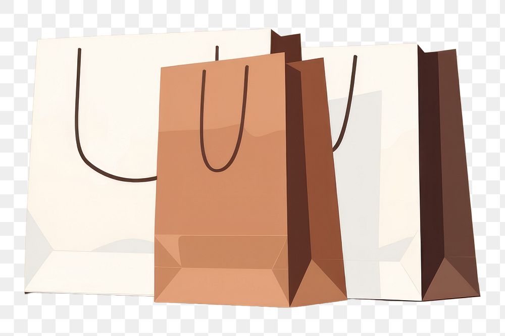 PNG  Paper shopping bag handbag consumerism accessories. AI generated Image by rawpixel.