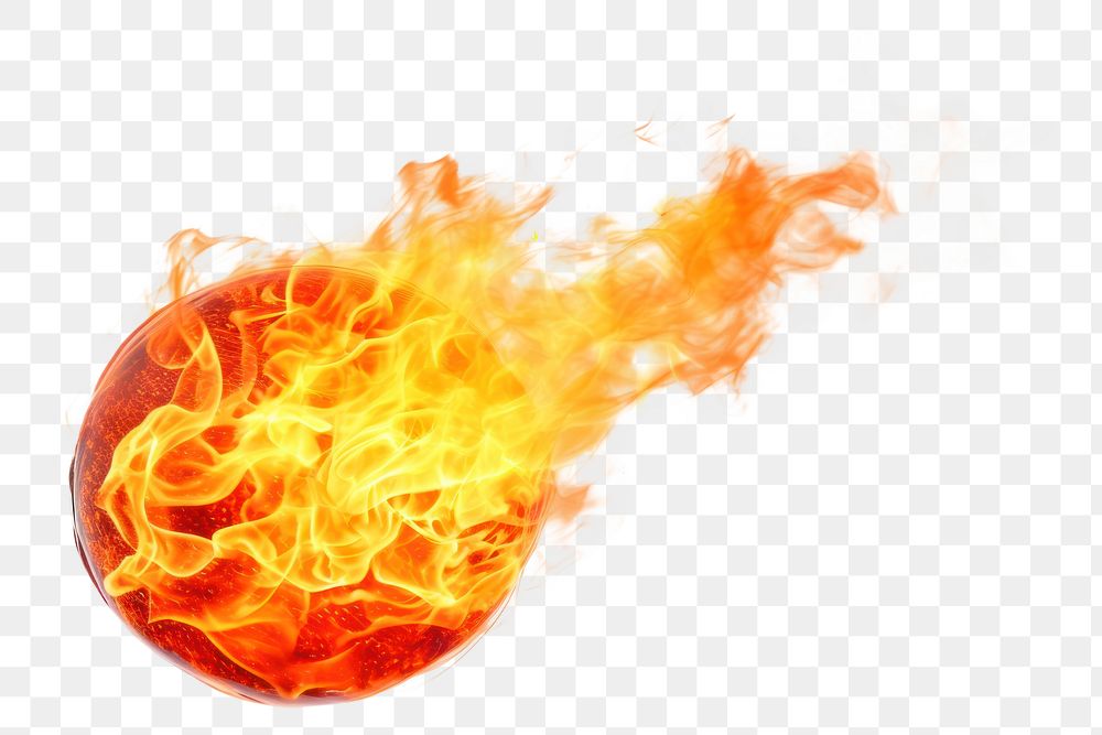 PNG Fire ball throw white background destruction misfortune