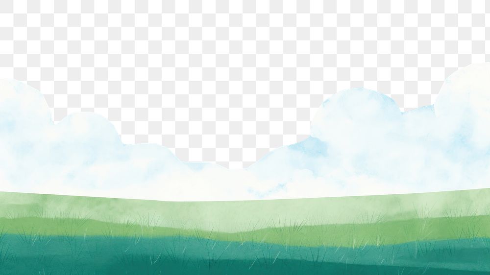 PNG Sky grassland abstract outdoors. AI generated Image by rawpixel.