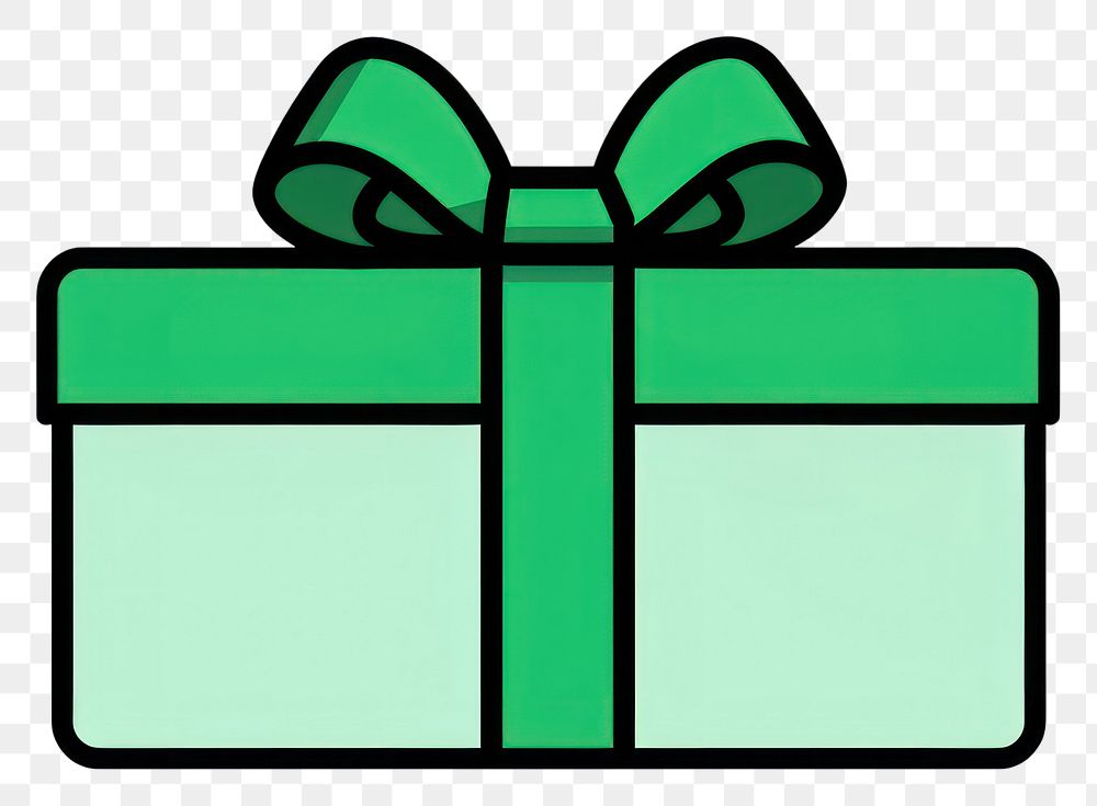 PNG A gift box icon white background celebration surprise. 