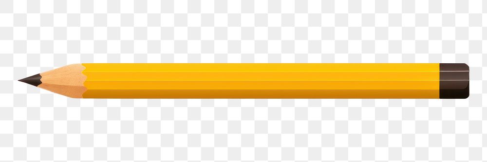PNG Pencil yellow white background ammunition. AI generated Image by rawpixel.