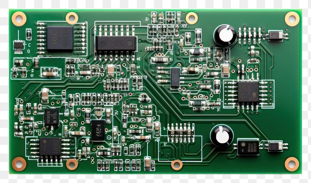 PNG Electronics microcontroller motherboard technology. AI generated Image by rawpixel.