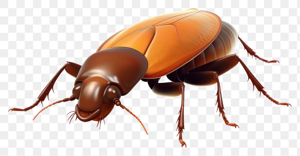 PNG Cockroach animal insect white background. AI generated Image by rawpixel.